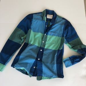 Hollister Plaid Poplin Shirt NWOT